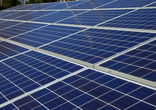 ソーラー発電の構造の画像